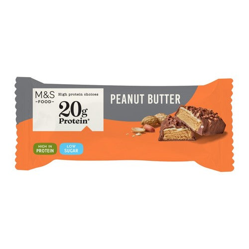 M&S Peanut Butter Chocolate Protein Bar 55g (Pack of 3)