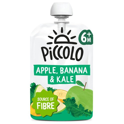 Piccolo Organic Apple, Banana & Kale 100g (Pack of 3)