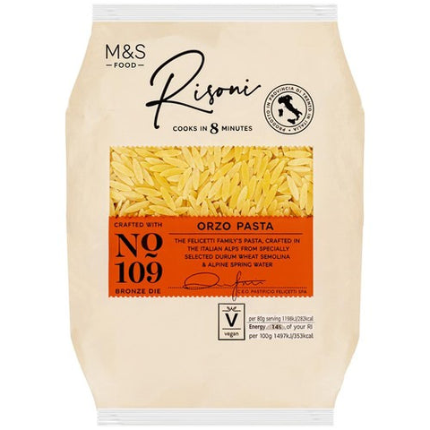 M&S Risoni Orzo Pasta 500g (Pack of 3)