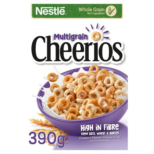 Cheerios Multigrain Breakfast Cereal 390g (Pack of 3)
