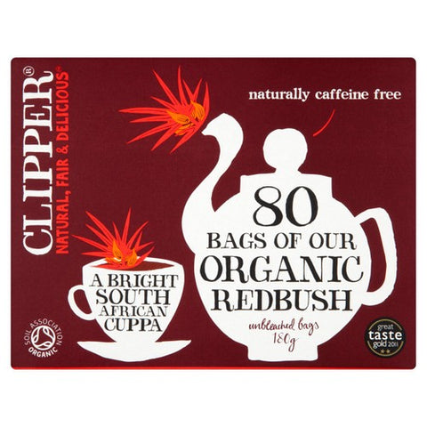 Clipper Organic Redbush Infusion Tea Bags 80's (Pack of 2)