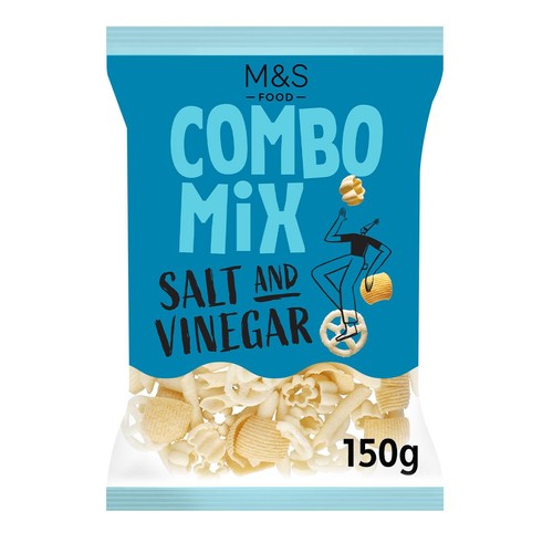 M&S Salt & Vinegar Combo Mix 150g (Pack of 3)