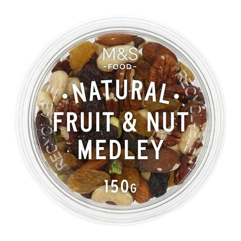 M&S Natural Fruit & Nut Medley 150g (Pack of 3)