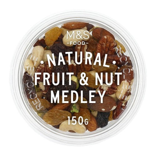 M&S Natural Fruit & Nut Medley 150g (Pack of 3)