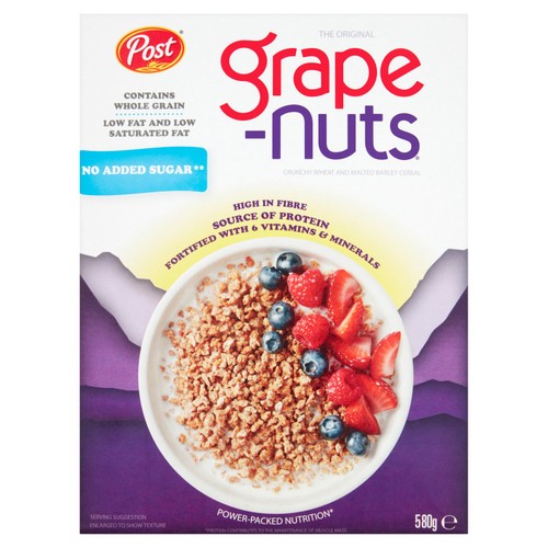 Grape-Nuts Crunchy Wheat & Malted Barley 580g (Pack of 3)