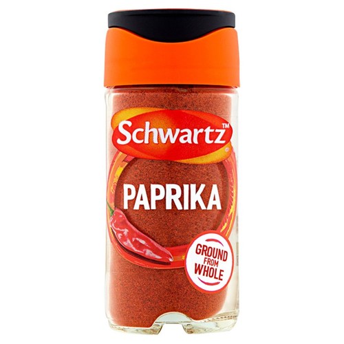 Schwartz Ground Paprika Jar 40g (Pack of 2)