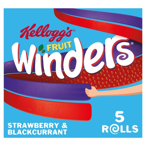 Kellogg's Winders Strawberry & Blackcurrant 5 x 17g (Pack of 3)