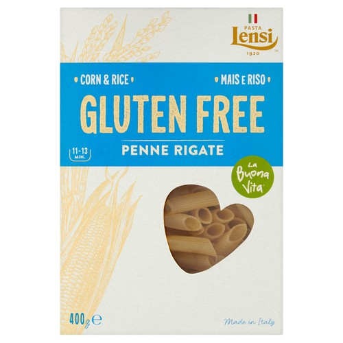 Lensi La Buona Vita Gluten Free Penne 400g (Pack of 3)