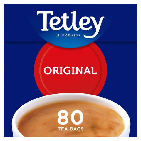 Tetley Tea Bags 80's (Pack of 2)