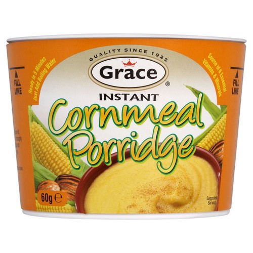 Grace Cornmeal Porridge 60g (Pack of 3)