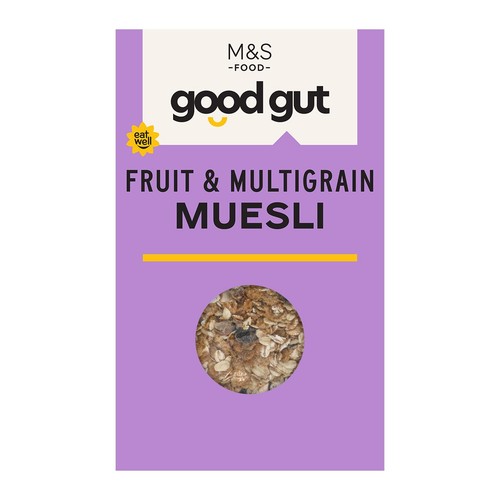 M&S Good Gut Fruit & Multigrain Muesli 600g (Pack of 3)