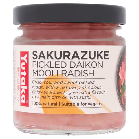 Yutaka Sakurazuke Japanese Pink Pickled Radish 110g (Pack of 2)