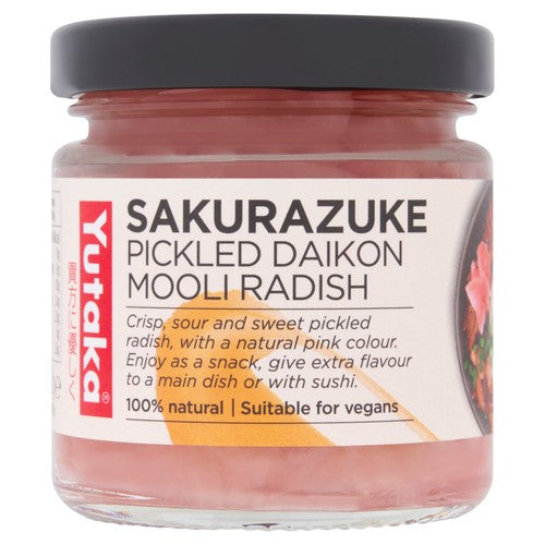 Yutaka Sakurazuke Japanese Pink Pickled Radish 110g (Pack of 2)