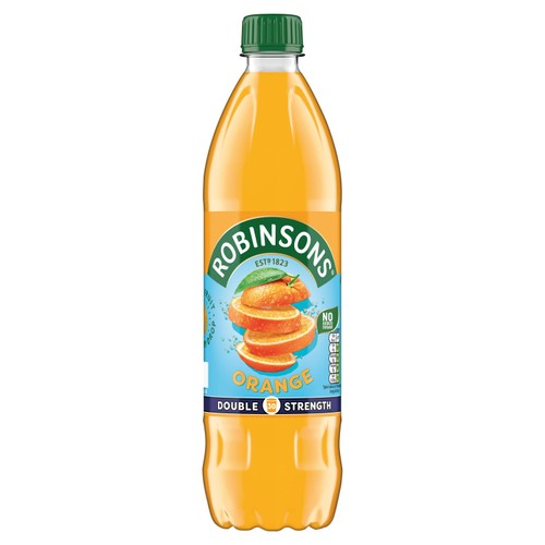 Robinsons Double Strength Orange Squash 1L (Pack of 2)