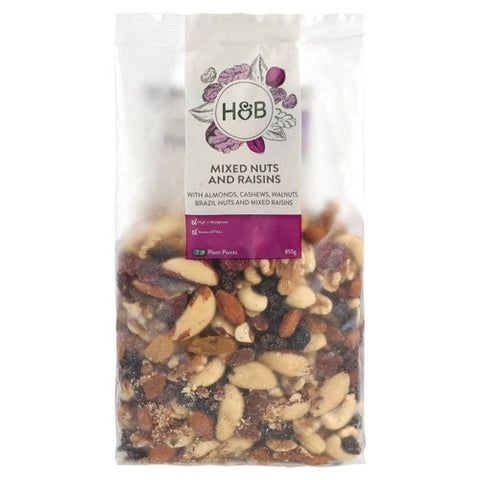 Holland & Barrett Mixed Nuts & Raisins 850g (Pack of 3)