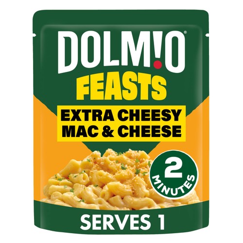 DOLMIO Feasts Extra Cheesy Mac and Cheese 250g (Pack of 2)