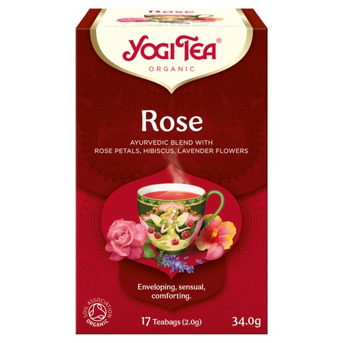 Yogi Tea Organic Rose Tea Bags 17's (Pack of 3)