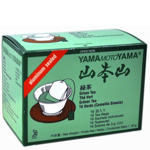 Yamamotoyama Sencha Green Teabags 16's (Pack of 3)