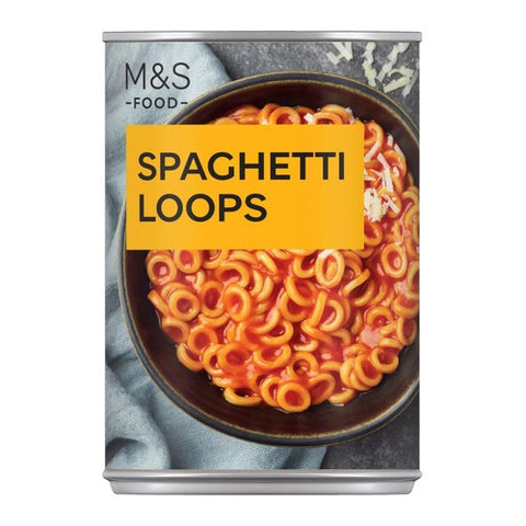 M&S Spaghetti Loops 410g (Pack of 3)