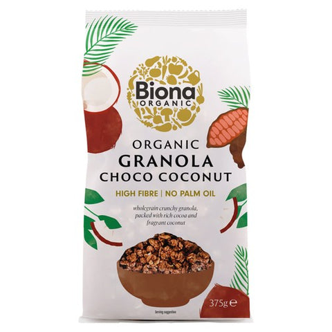 Biona Organic Choco-Coco Crunchy Granola 375g (Pack of 3)
