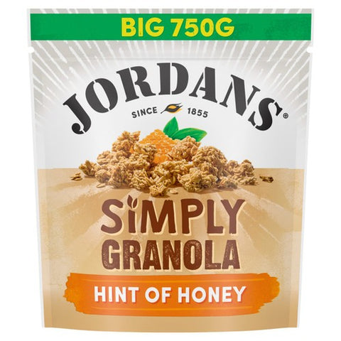 Jordans Simply Granola with a Hint of Honey Breakfast Cereal 750g (Pack of 3)