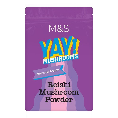 M&S YAY! Mushroom Reishi Mushroom Powder 100g (Pack of 2)