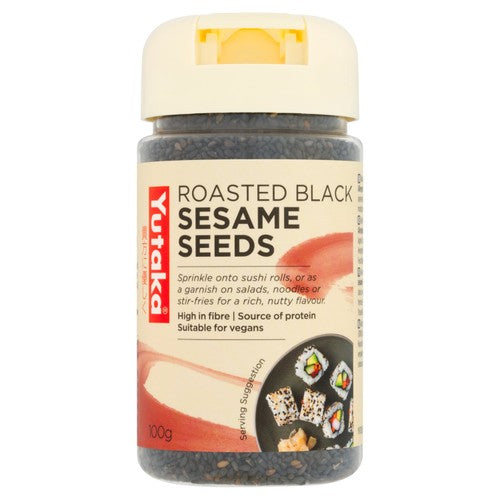 Yutaka Roasted Black Sesame Seeds 100g (Pack of 3)