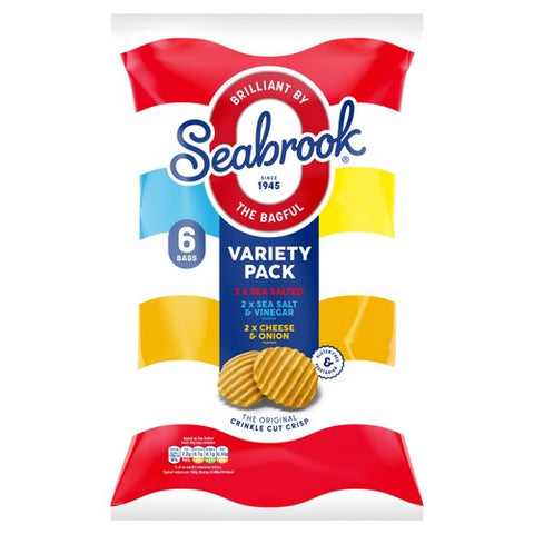 Seabrook Variety 12x25g (Pack of 3)