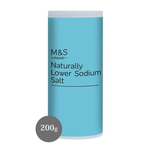 M&S Naturally Lower Sodium Salt 200g (Pack of 2)