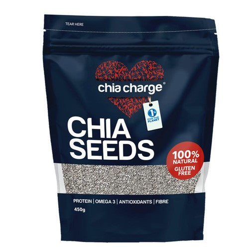 Chia Charge Chia Seeds 450g (Pack of 3)