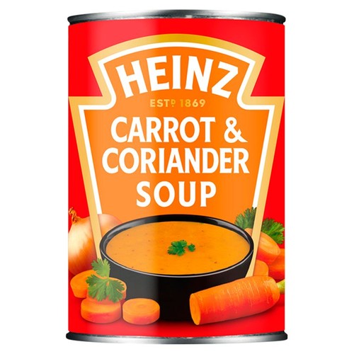 Heinz Classic Carrot & Coriander Soup 400g (Pack of 2)