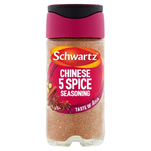 Schwartz Chinese 5 Spice Seasoning Jar 58g (Pack of 2)
