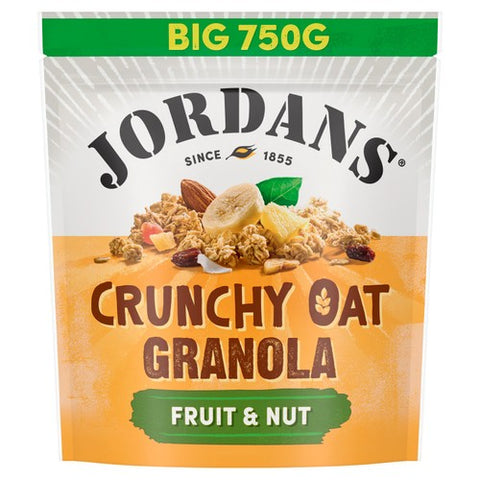 Jordans Crunchy Oat Fruit & Nut Granola Breakfast Cereal 750g (Pack of 3)