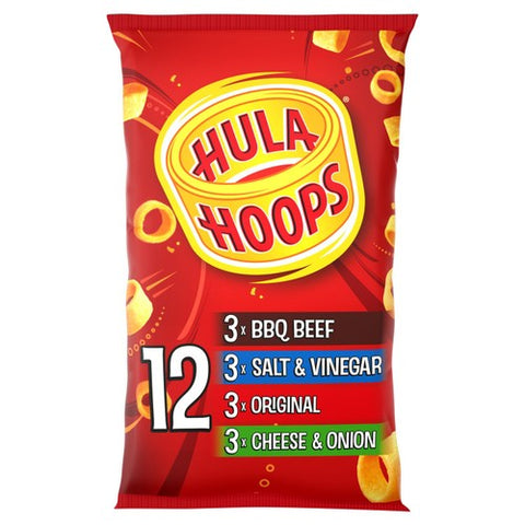 Hula Hoops Variety Multipack Crisps 12 x 24g (Pack of 3)