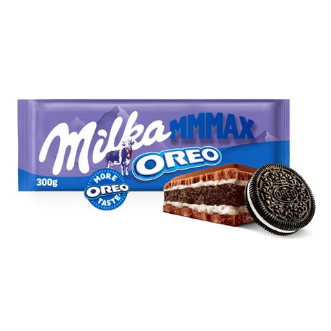 Milka Mmmax Oreo Chocolate Bar 300g (Pack of 3)