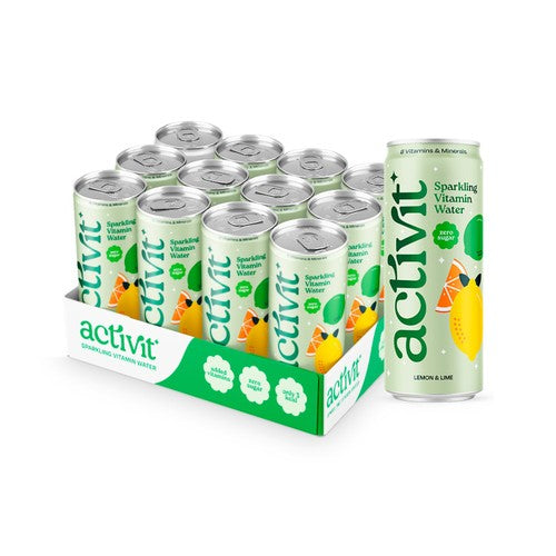Acti-vit Vitamin Water Lemon, Lime & Orange 12 x 330ml (Pack of 2)