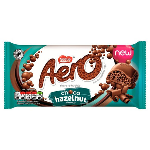 Aero Hazelnut Sharing Bar 90g (Pack of 3)