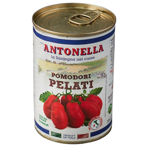 Antonella Sardinian Peeled Whole Plum Tomatoes 400g (Pack of 3)