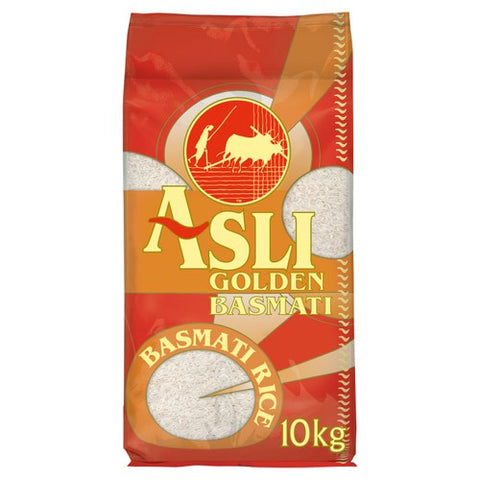 Asli Sella Golden Basmati Rice 10kg (Pack of 2)