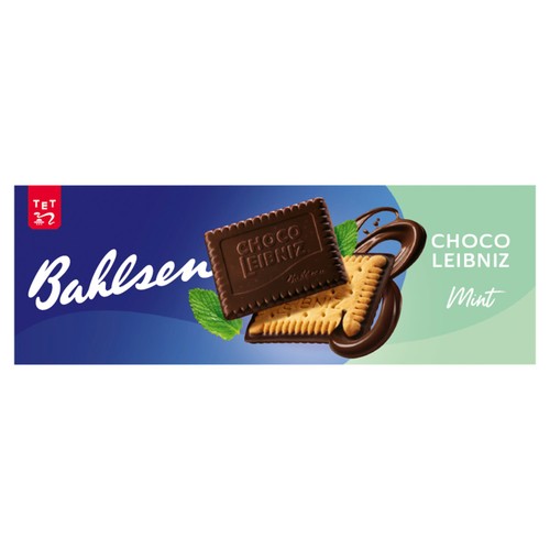 Bahlsen Choco Leibniz Mint Chocolate Biscuits 111g (Pack of 2)