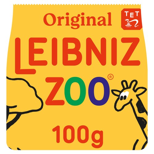 Bahlsen Leibniz Zoo Original Children Butter Biscuits 100g (Pack of 3)