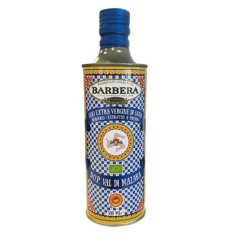 Barbera Organic PDO Val di Mazara Extra Virgin Olive Oil 500ml (Pack of 2)