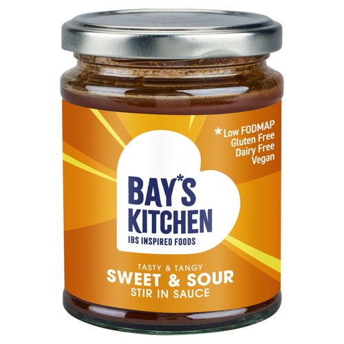 Bay's Kitchen Sweet & Sour Stir-in Low Fodmap Sauce 260g (Pack of 2)