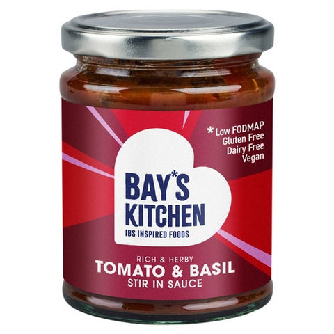 Bay's Kitchen Tomato & Basil Stir-in Low Fodmap Sauce 260g (Pack of 2)