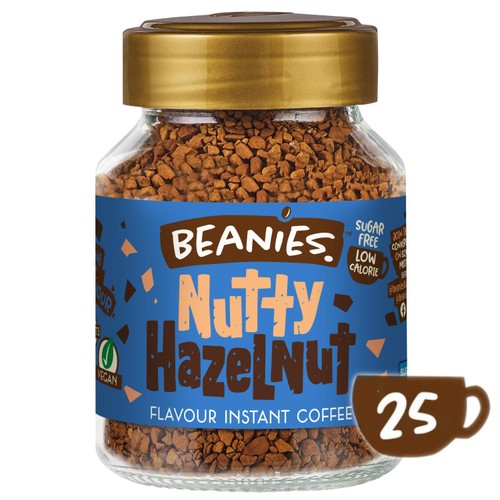 Beanies Flavour Coffee Nutty Hazelnut 50g (Pack of 2)