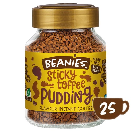 Beanies Flavour Coffee - Sticky Toffee Pudding 50g (Pack of 2)
