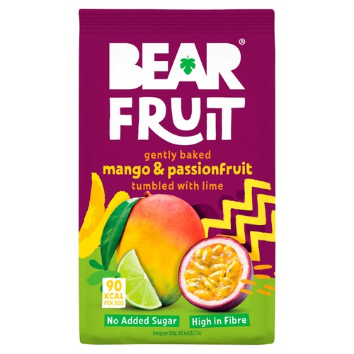 BEAR Fruit Dried Mango & Passionfruit 85g (Pack of 2)