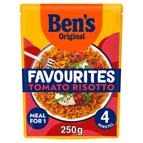 Ben's Original Favourites Risotto Ready Meal Tomato Italian Herbs 250g (Pack 2)