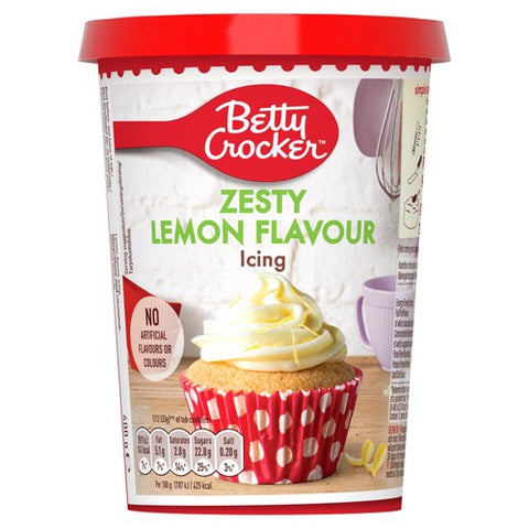 Betty Crocker Zesty Lemon Icing 400g (Pack of 2)