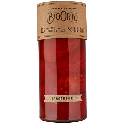 Bio Orto Organic Peeled Tomatoes 580g (Pack of 2)